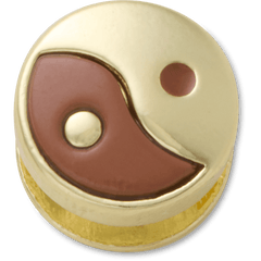 Crocs - Brown Yin Yang Icon Jibbitz™ charms for Women|Men|Jibbitz™ Charms