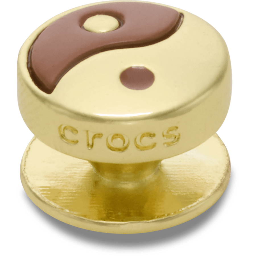 Crocs - Brown Yin Yang Icon Jibbitz™ charms for Women|Men|Jibbitz™ Charms