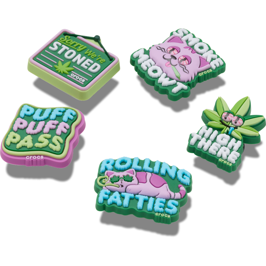 Crocs - 420 Hemp Cuties 5 Pack Jibbitz™ charms for Women|Men|Jibbitz™ Charms
