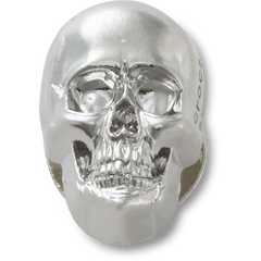 Crocs - Silver Skull Jibbitz™ charms for Women|Men|Jibbitz™ Charms