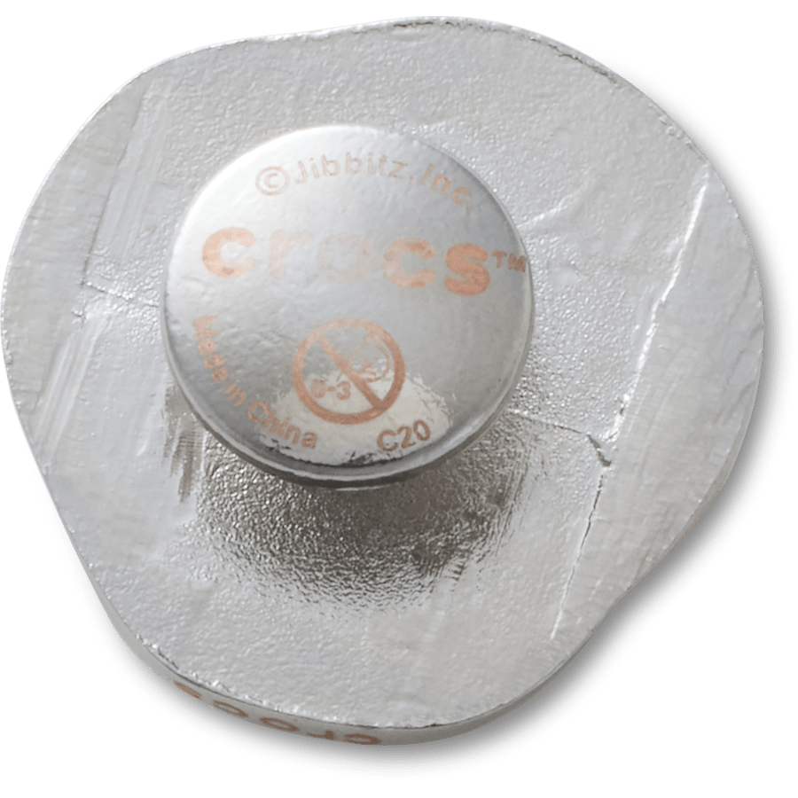 Crocs - Silver and Pearl Disc Jibbitz™ charms for Women|Men|Jibbitz™ Charms