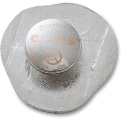 Crocs - Silver and Pearl Disc Jibbitz™ charms for Women|Men|Jibbitz™ Charms