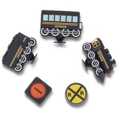 Crocs - 3D Train 5 Pack Jibbitz™ charms for Women|Men|Jibbitz™ Charms