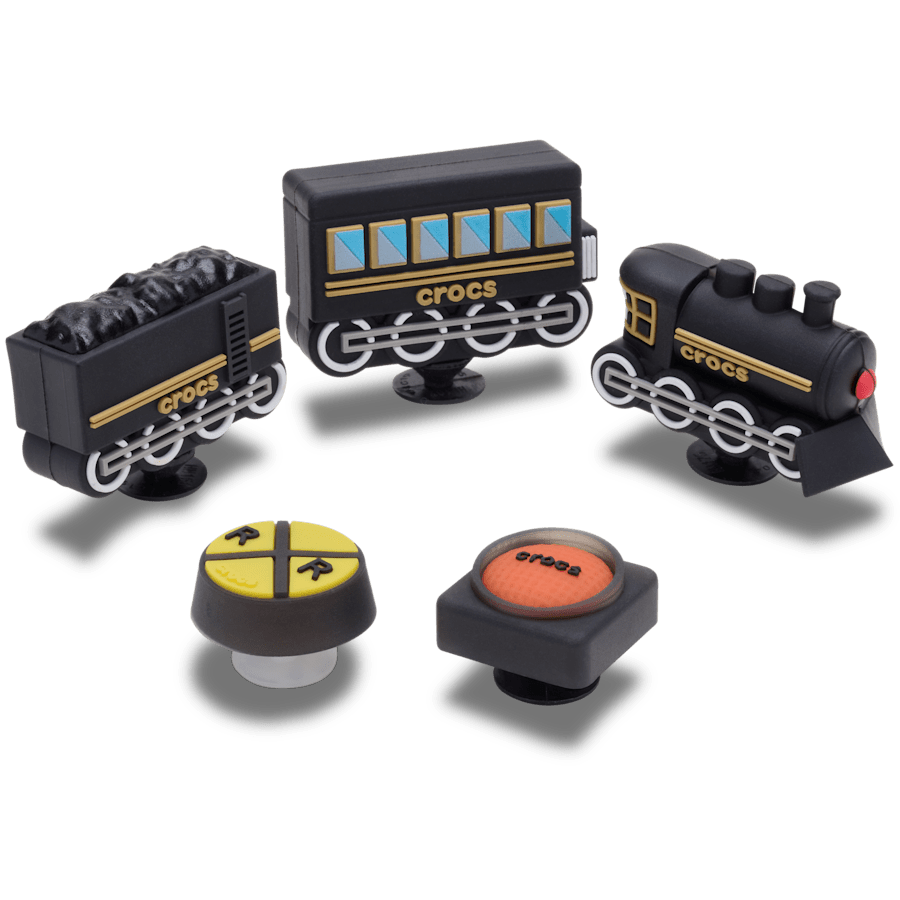 Crocs - 3D Train 5 Pack Jibbitz™ charms for Women|Men|Jibbitz™ Charms