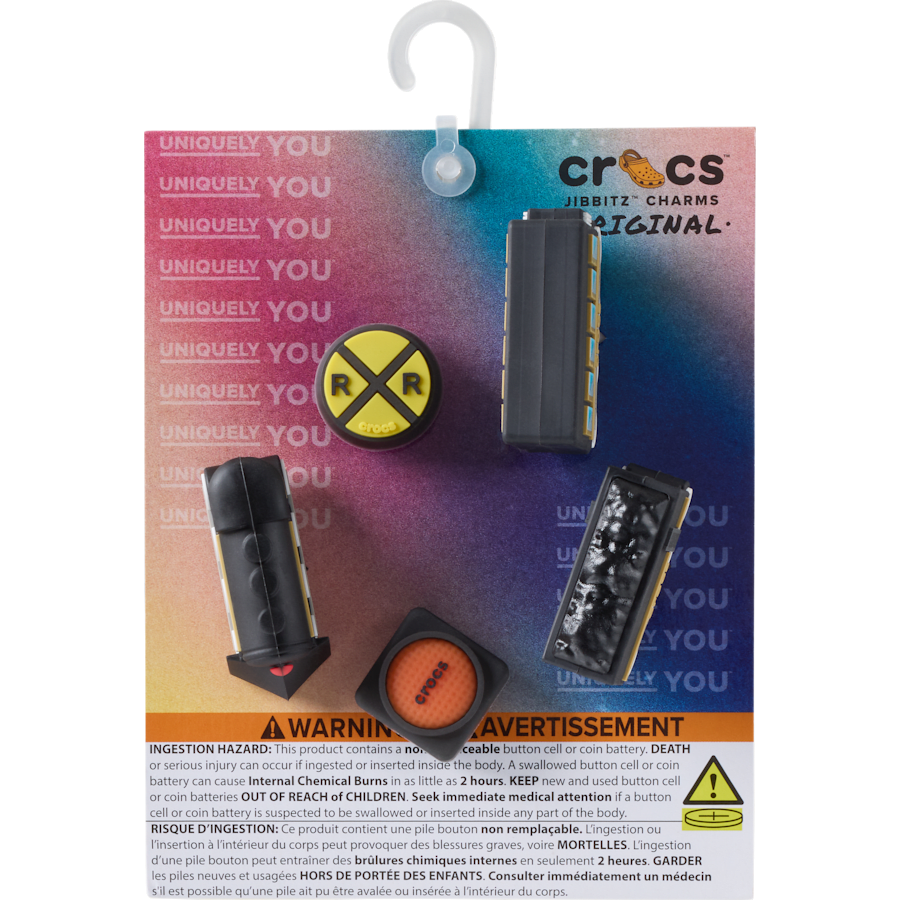 Crocs - 3D Train 5 Pack Jibbitz™ charms for Women|Men|Jibbitz™ Charms