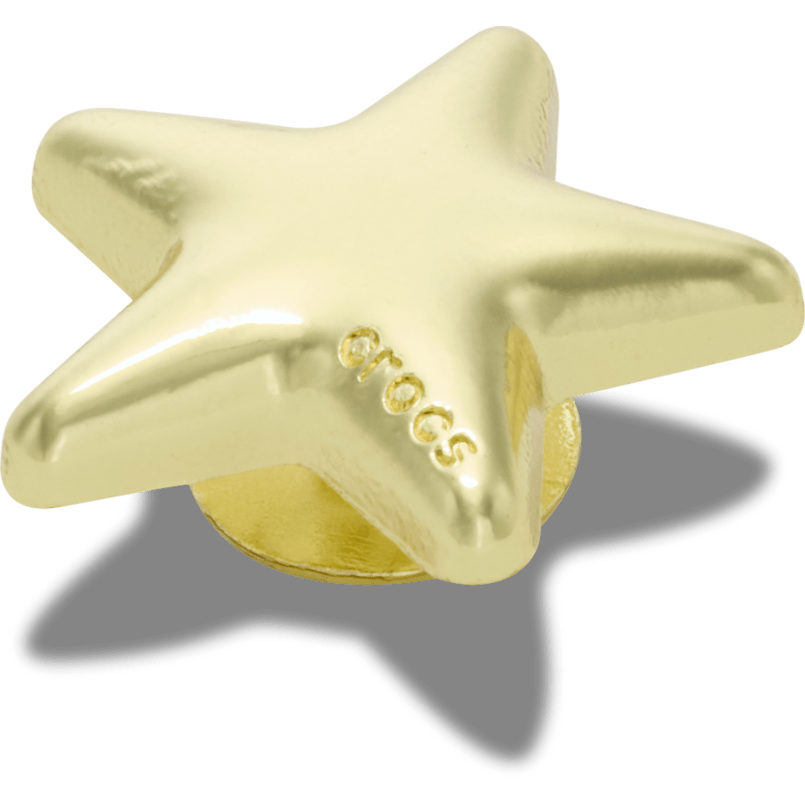 Crocs - Gold Bubble Star Jibbitz™ charms for Women|Men|Jibbitz™ Charms