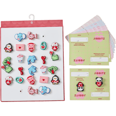 Crocs - Valentines Day Card 26 Pack Jibbitz™ charms for Women|Men|Jibbitz™ Charms
