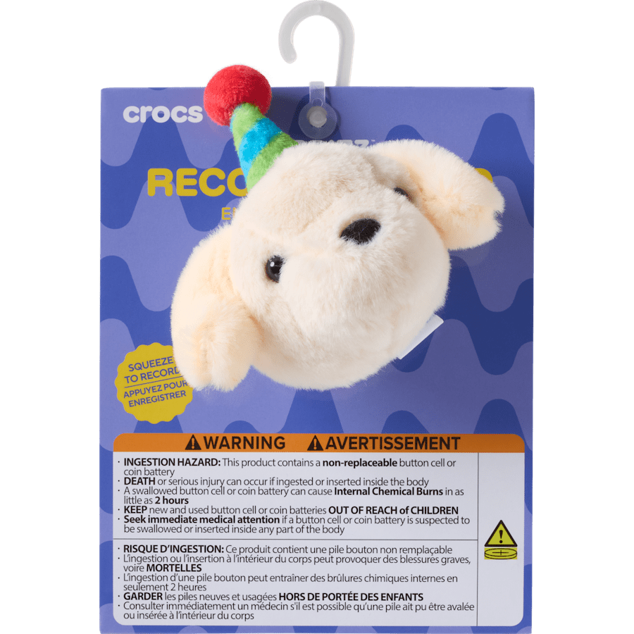 Crocs - Record Your Own Sound Birthday Jibbitz™ charms for Women|Men|Jibbitz™ Charms