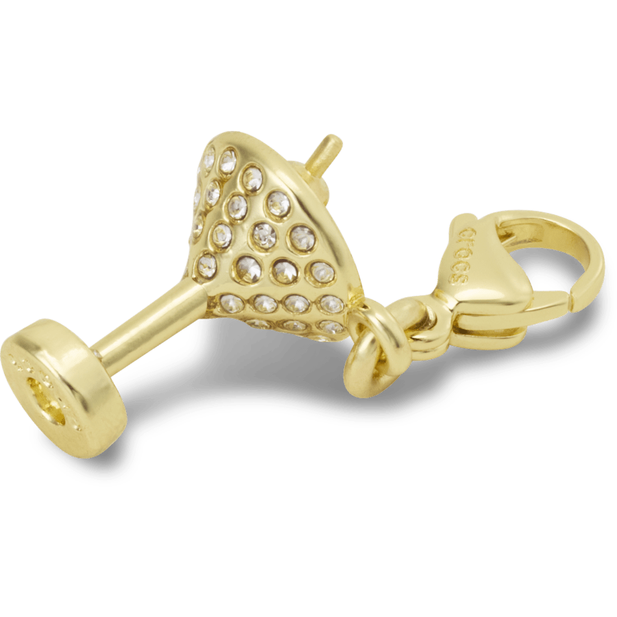 Crocs - Gold Martini Charm Jibbitz charm for Women|Men|Kids