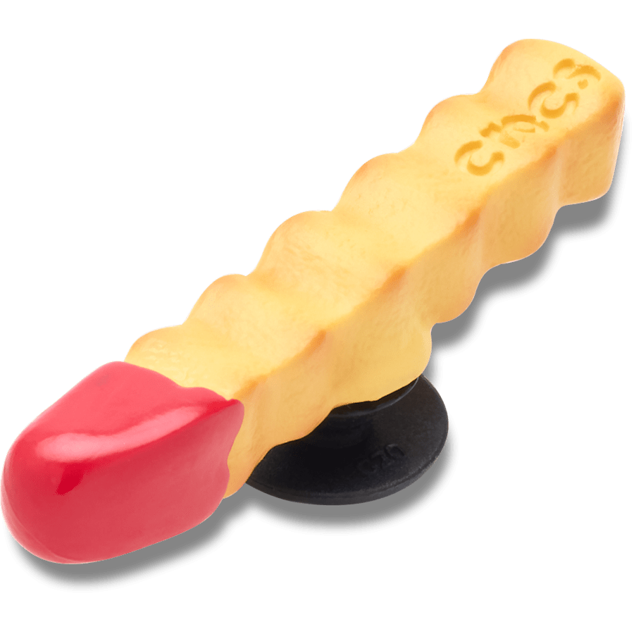 Crocs - French Fry Dipped in Ketchup Jibbitz™ charms for Women|Men|Jibbitz™ Charms