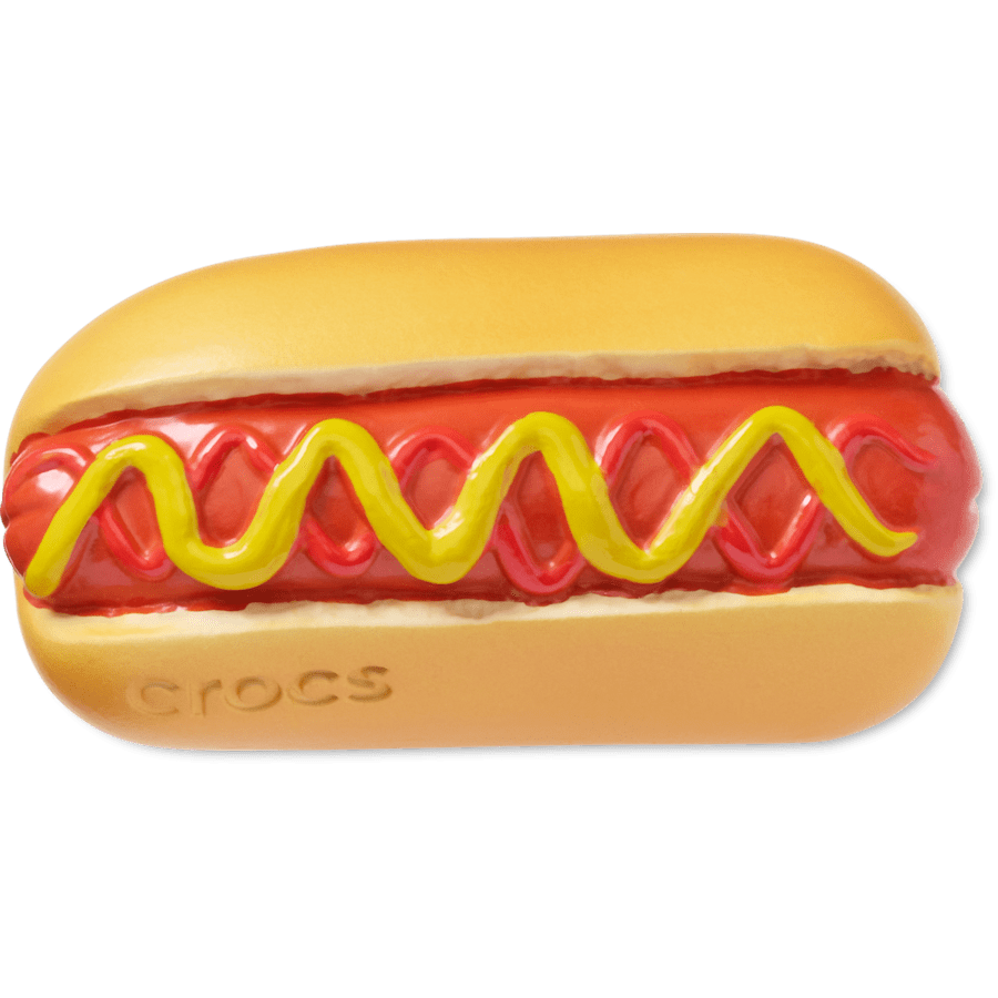 Crocs - Hot Dog Dipped in Mustard Jibbitz™ charms for Women|Men|Jibbitz™ Charms