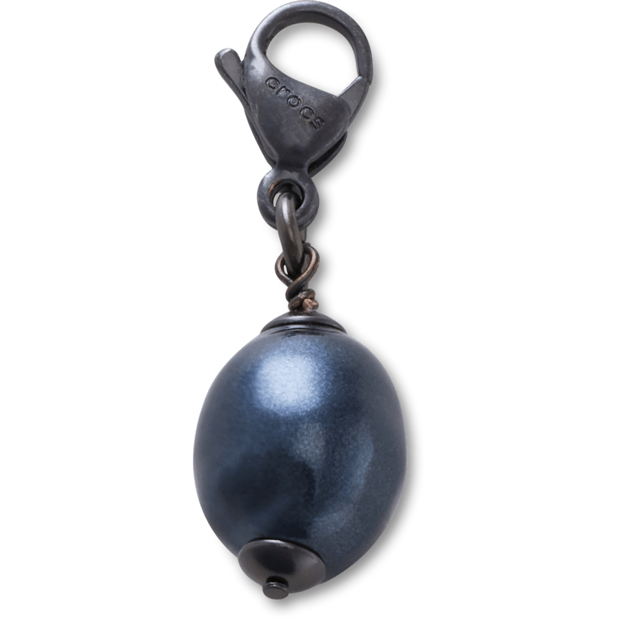 Crocs - Silver Black SMT Pearl Charm Jibbitz charm for Women|Men|Kids