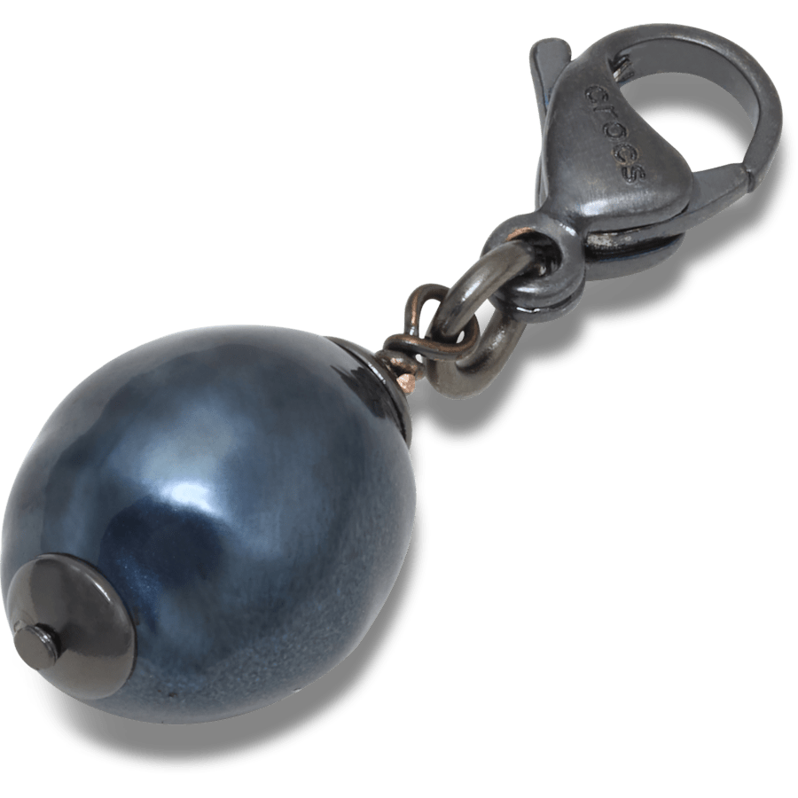 Crocs - Silver Black SMT Pearl Charm Jibbitz charm for Women|Men|Kids