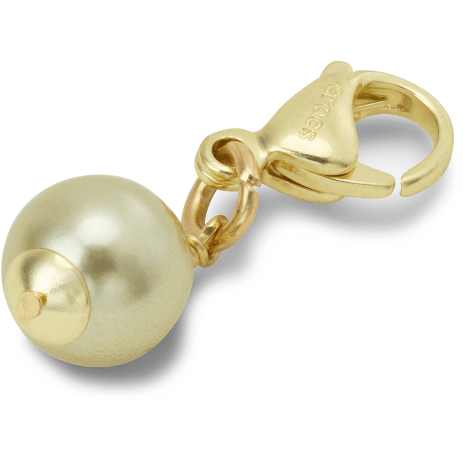 Crocs - Gold and Green SMT Pearl Charm Jibbitz charm for Women|Men|Kids