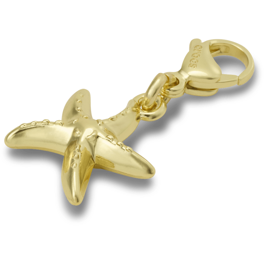 Crocs - Gold Starfish Charm Jibbitz charm for Women|Men|Kids