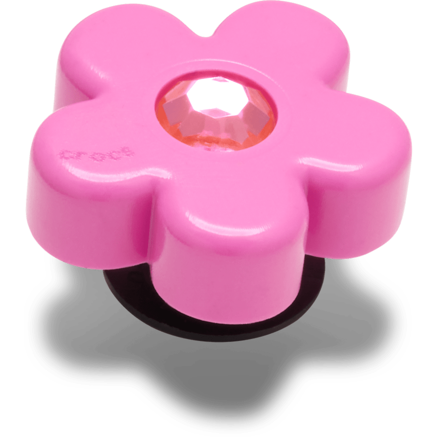 Crocs - Bright Pink Flower With Gem Jibbitz™ charms for Women|Men