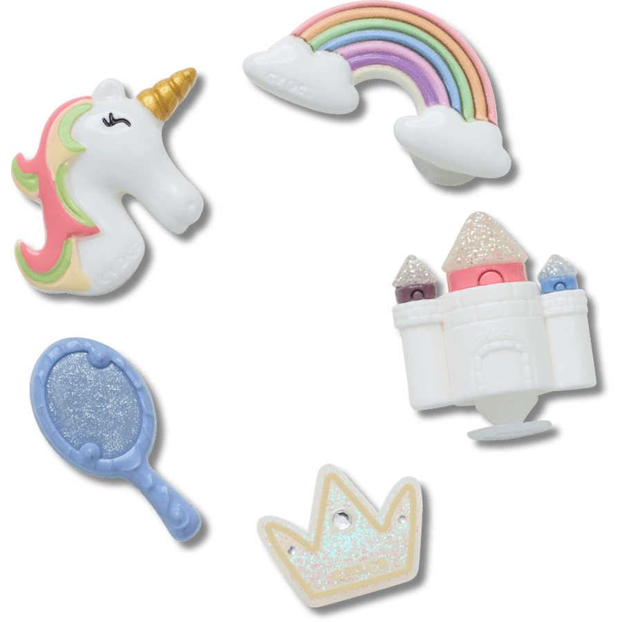 Crocs - Pretty Princess 5 Pack Jibbitz™ charms for Women|Men|Jibbitz™ Charms