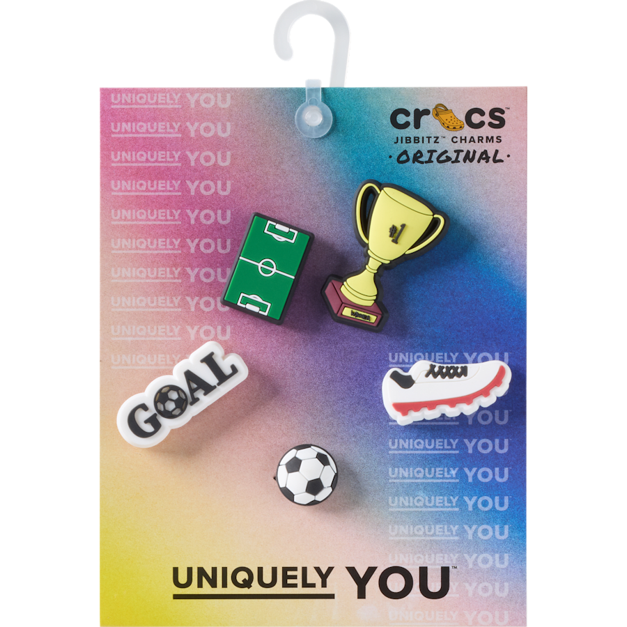 Crocs - Soccer Star 5 Pack Jibbitz™ charms for Women|Men|Jibbitz™ Charms