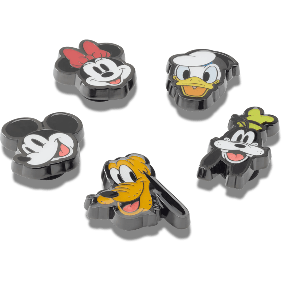 Crocs - Mickey & Friends Elevated 5-pack Jibbitz Shoe Charm for Women|Men|Kids|Jibbitz™ Charms