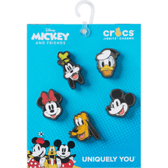 Crocs - Mickey & Friends Elevated 5-pack Jibbitz Shoe Charm for Women|Men|Kids|Jibbitz™ Charms
