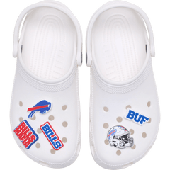 Crocs - NFL Buffalo Bills 5 Pack Jibbitz Shoe Charm for Women|Men|Jibbitz™ Charms