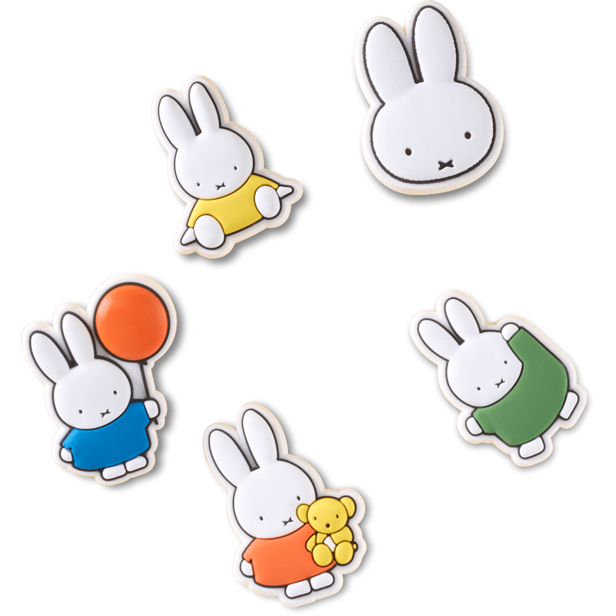 Crocs - Miffy 5 Pack Jibbitz™ charms for Women|Men|Jibbitz™ Charms