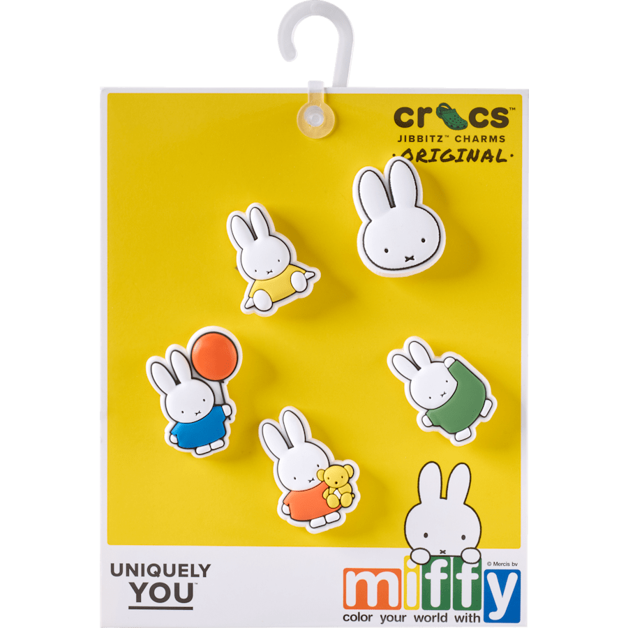 Crocs - Miffy 5 Pack Jibbitz™ charms for Women|Men|Jibbitz™ Charms