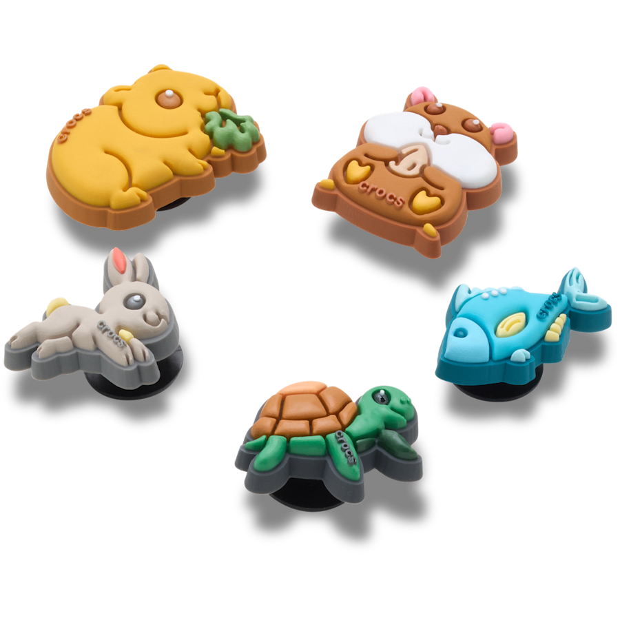 Crocs - Super Pets 5 Pack Jibbitz™ charms for Women|Men|Jibbitz™ Charms