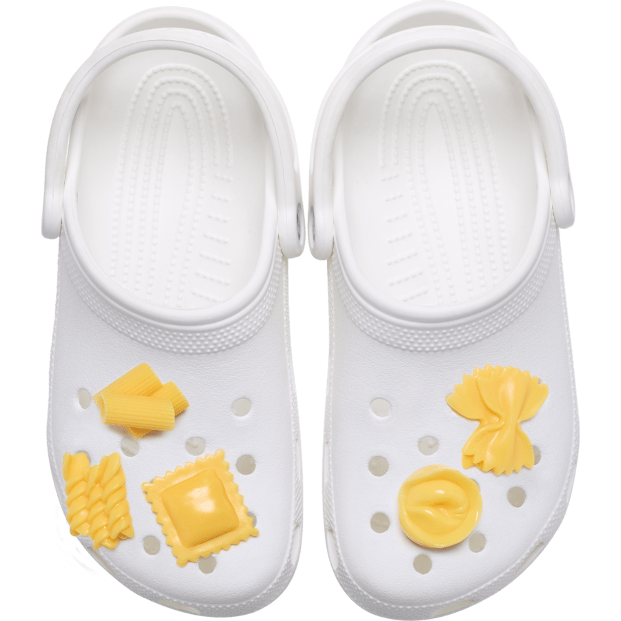 Crocs - Realistic Pasta 5 Pack Jibbitz™ charms for Women|Men|Jibbitz™ Charms