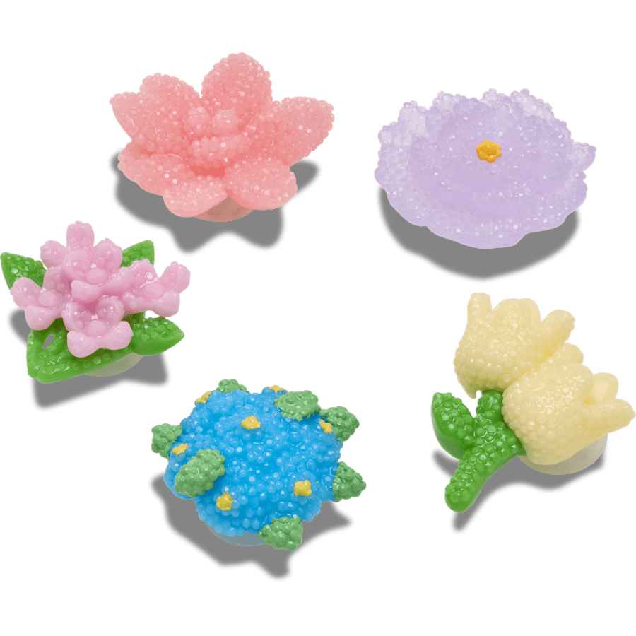 Crocs - Beaded Flowers 5 Pack Jibbitz™ charms for Women|Men|Jibbitz™ Charms