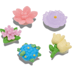 Crocs - Beaded Flowers 5 Pack Jibbitz™ charms for Women|Men|Jibbitz™ Charms
