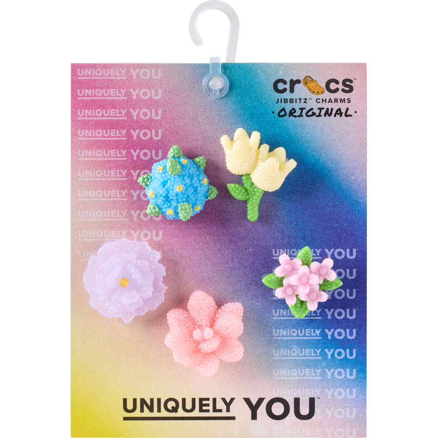 Crocs - Beaded Flowers 5 Pack Jibbitz™ charms for Women|Men|Jibbitz™ Charms