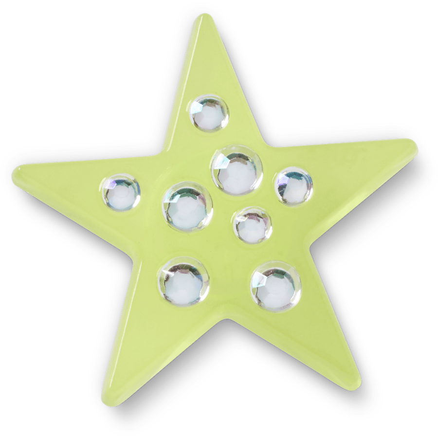 Crocs - Green Gem Star Jibbitz™ charms for Women|Men