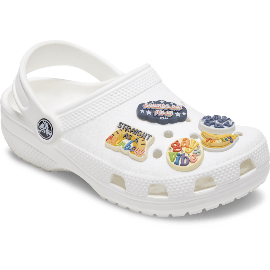 Crocs - Irreverent Pride 5 Pack Jibbitz™ charms for Women|Men|Jibbitz™ Charms