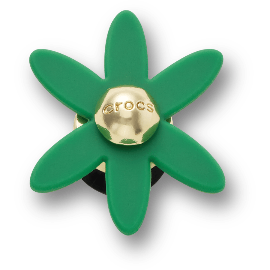 Crocs - Retro Green Spinner Flower Jibbitz™ charms for Women|Men