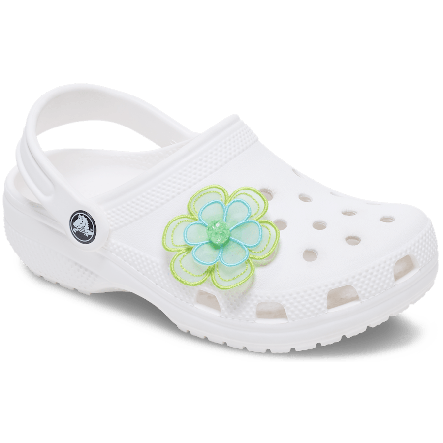 Crocs - Green Mesh Flower Jibbitz™ charms for Women|Men