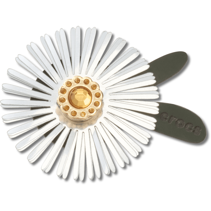 Crocs - Silver Sequin Flower Jibbitz™ charms for Women|Men