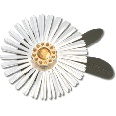 Crocs - Silver Sequin Flower Jibbitz™ charms for Women|Men