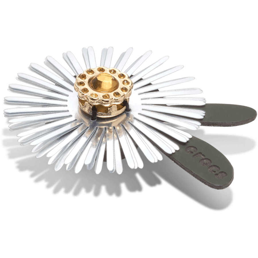 Crocs - Silver Sequin Flower Jibbitz™ charms for Women|Men