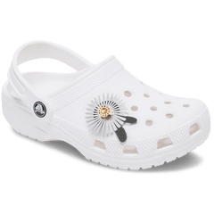 Crocs - Silver Sequin Flower Jibbitz™ charms for Women|Men