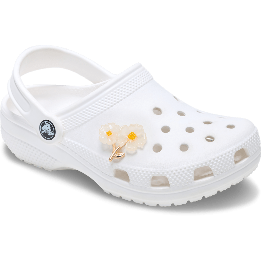 Crocs - White Floral Blossom Jibbitz™ charms for Women|Men