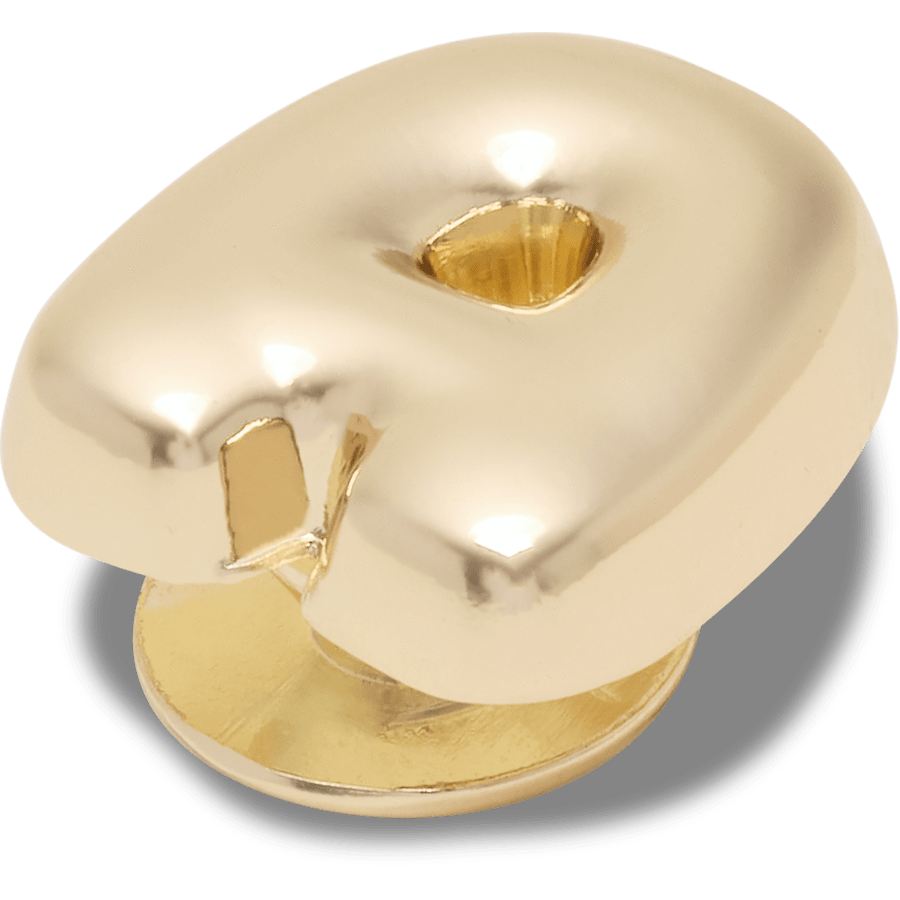 Crocs - Gold Bubble Letter A Jibbitz™ charms for Women|Men|Jibbitz™ Charms