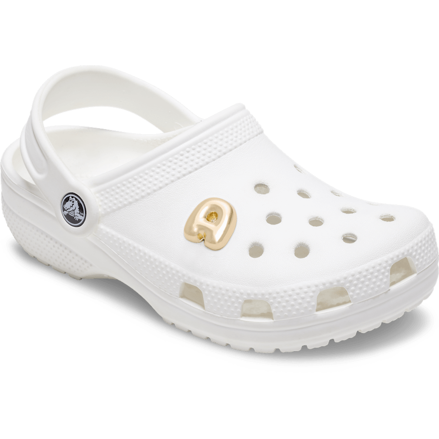 Crocs - Gold Bubble Letter A Jibbitz™ charms for Women|Men|Jibbitz™ Charms