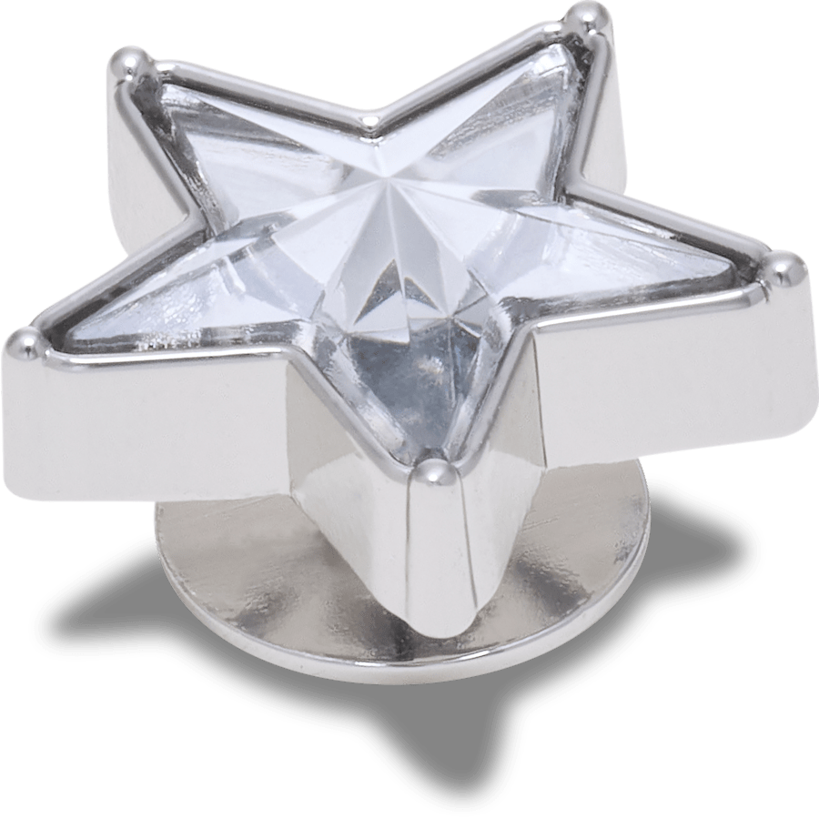Crocs - Silver Gem Sparkle Star Jibbitz™ charms for Women|Men
