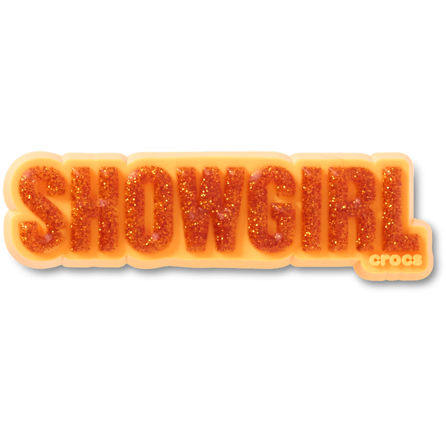 Crocs - Orange Glitter Sign Jibbitz™ charms for Women|Men|Jibbitz™ Charms