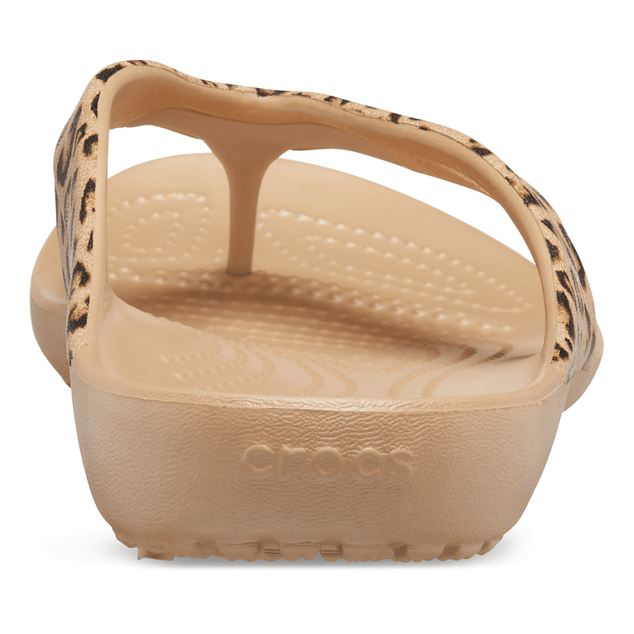 Crocs - Women's Kadee II Leopard Flip for Women