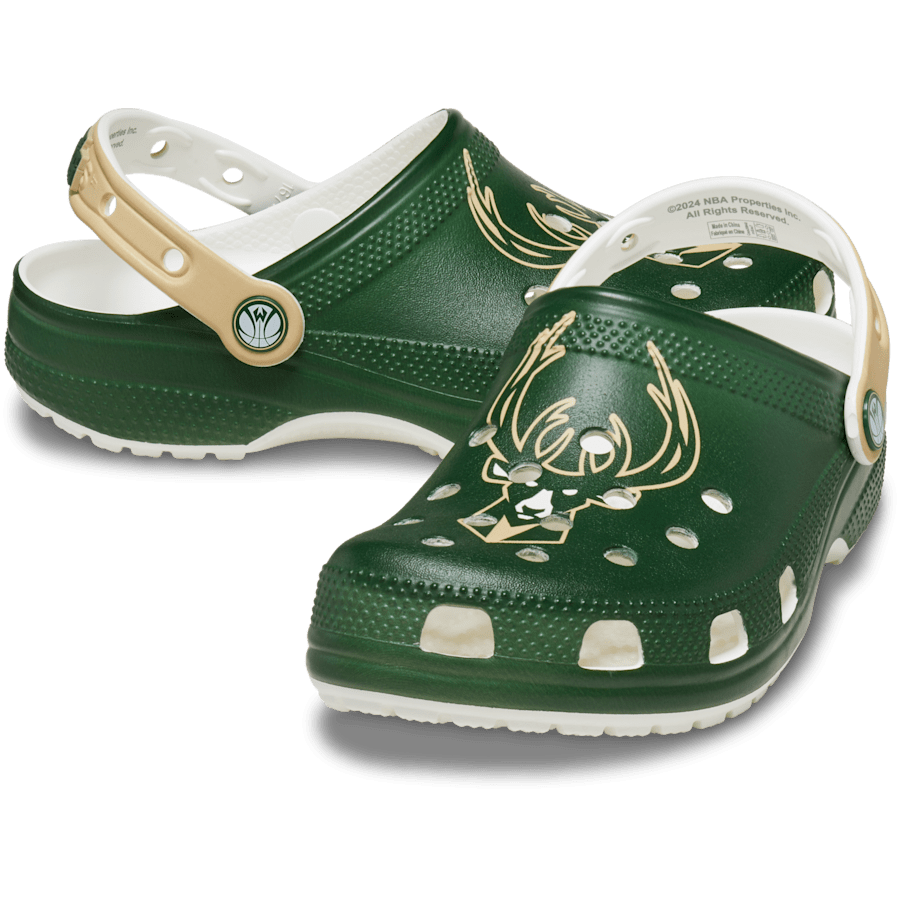 Crocs - NBA Milwaukee Bucks Classic Clog for Women|Men