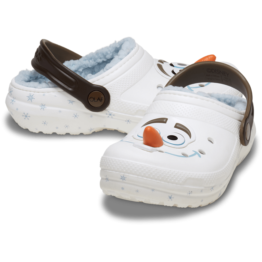 Crocs - Kids' Disney Frozen Olaf Lined Classic Clog for Kids