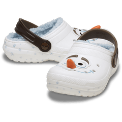 Crocs - Kids' Disney Frozen Olaf Lined Classic Clog for Kids