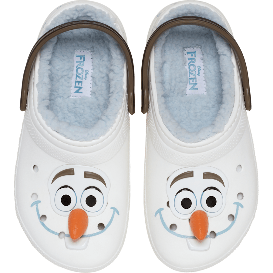 Crocs - Kids' Disney Frozen Olaf Lined Classic Clog for Kids
